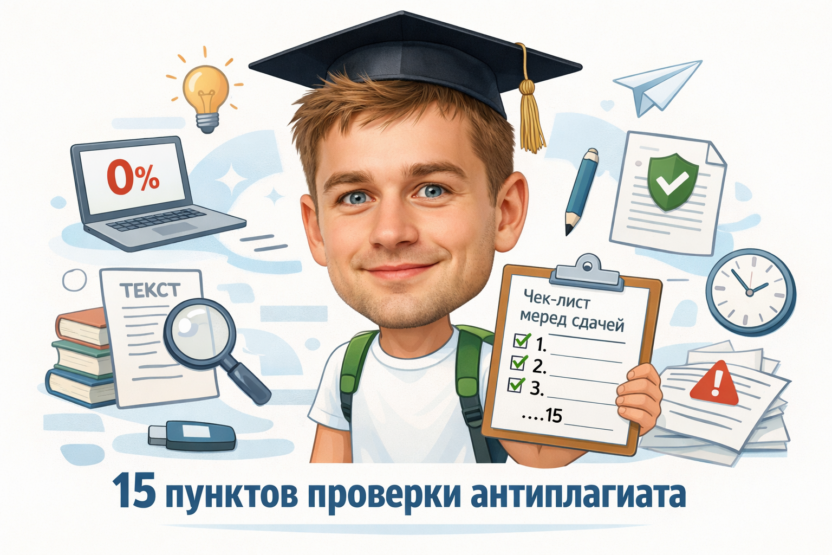 Чек-лист антиплагиат для курсовой работы