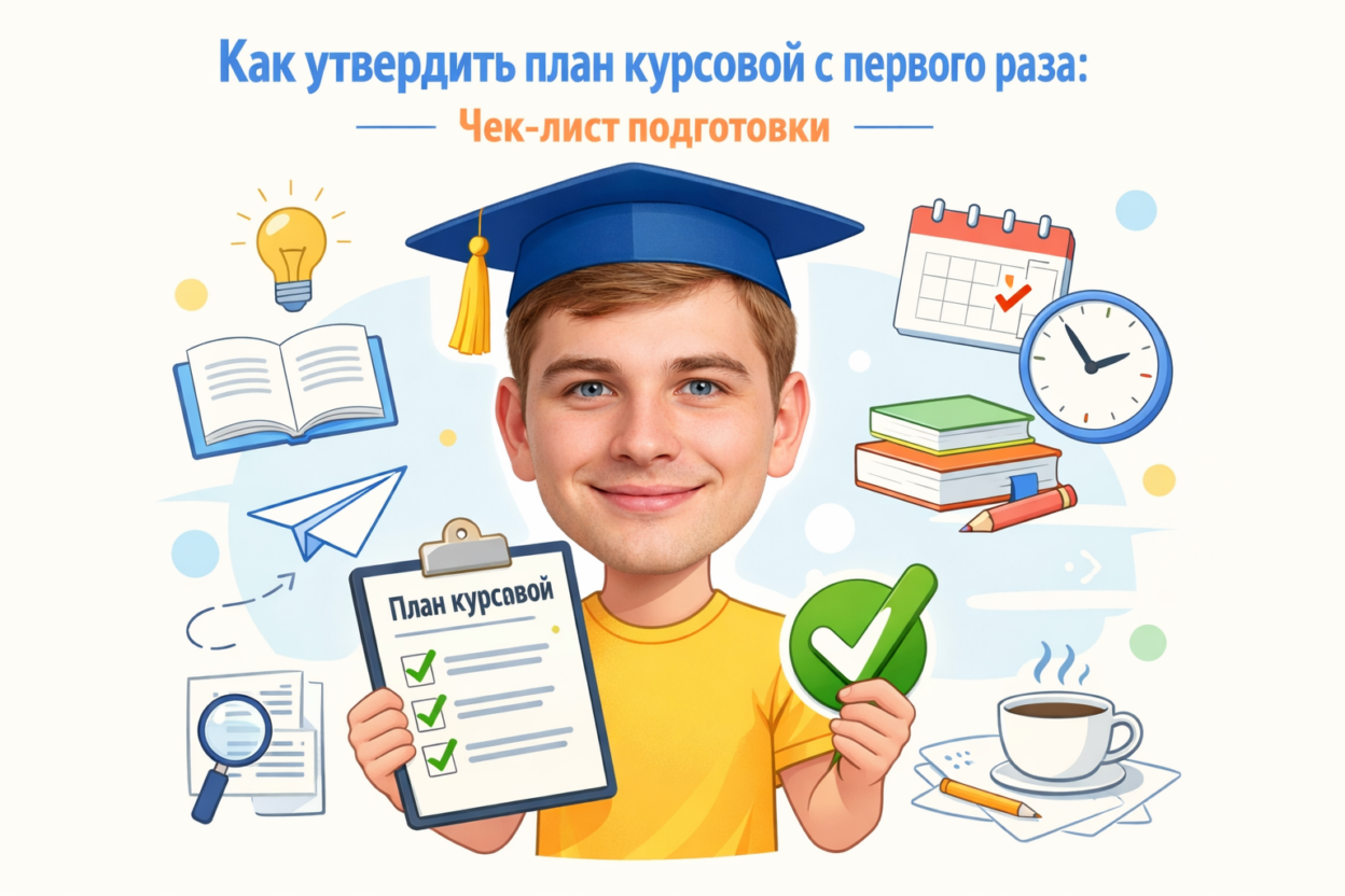Чек-лист подготовки и согласования плана курсовой работы