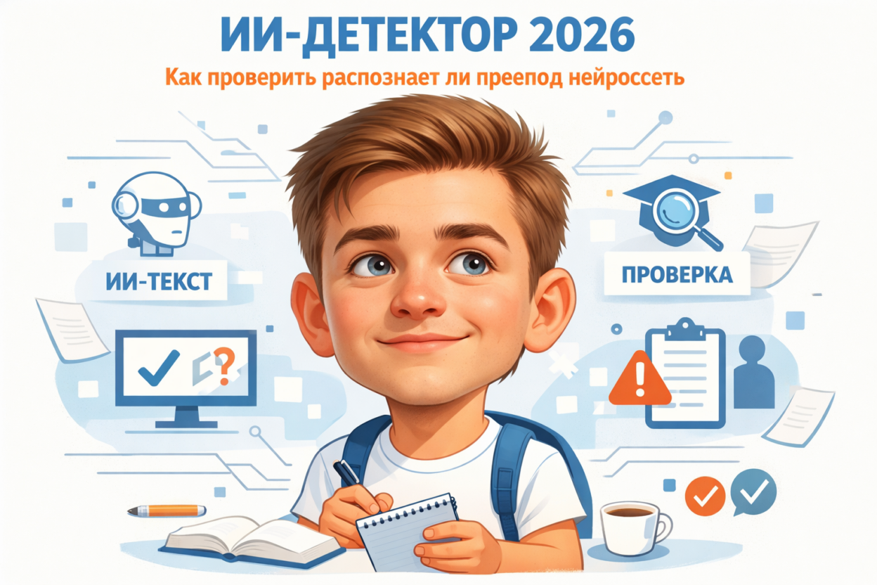 Детектор нейросети для проверки AI-текстов онлайн в 2026 году