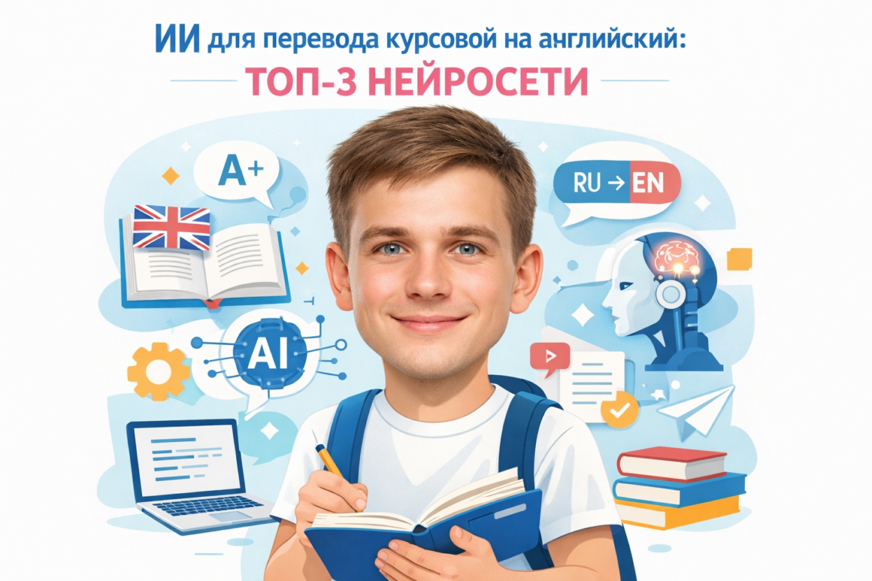 Обзор топ-3 нейросетей для перевода курсовой на английский