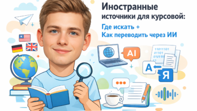 Иностранные источники курсовая по зарубежной литературе и переводу ИИ