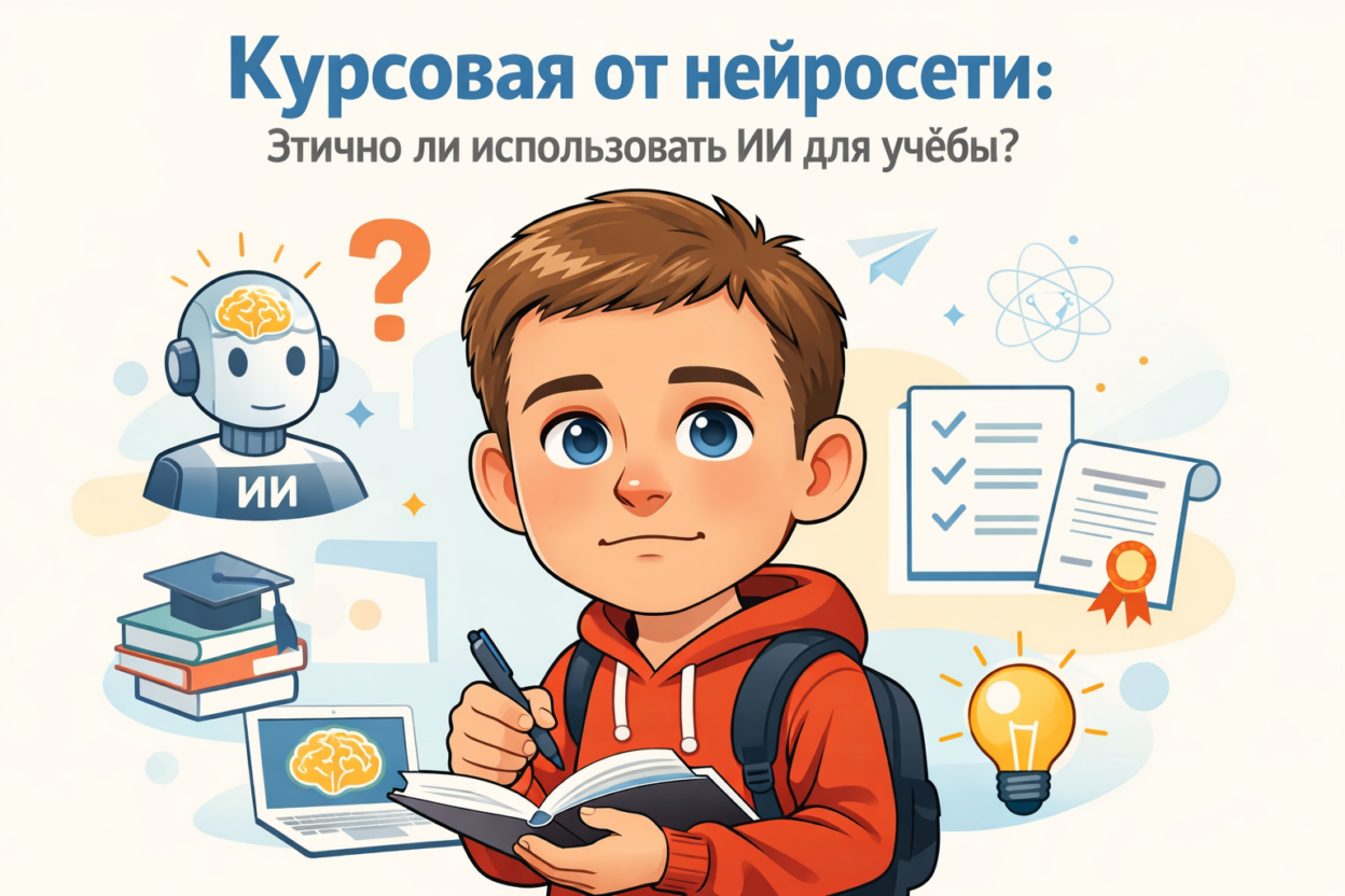 Курсовая работа о нейросетях и этике использования ИИ в обучении