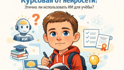 Курсовая работа о нейросетях и этике использования ИИ в обучении