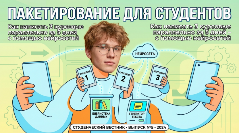 Несколько курсовых одновременно с нейросетью