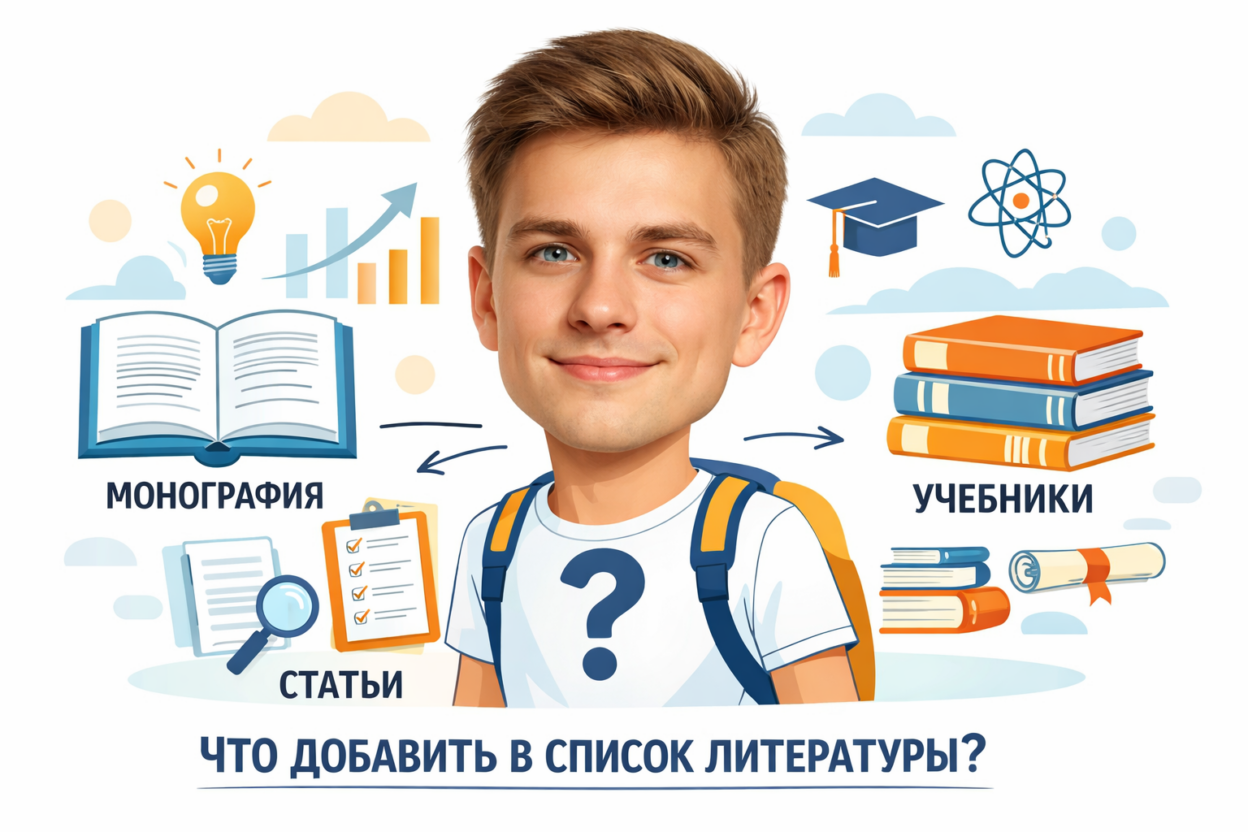 Список литературы для курсовой работы: монографии, статьи и учебники