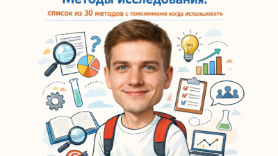 Методы исследования в курсовой работе
