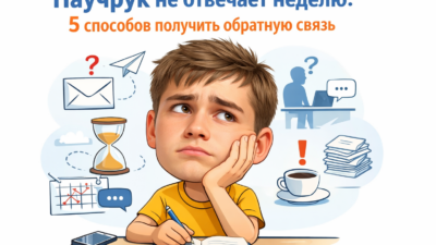 Научрук не отвечает: 5 способов получить обратную связь за неделю