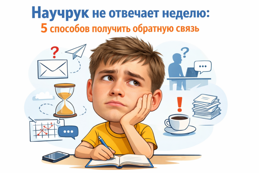 Научрук не отвечает: 5 способов получить обратную связь за неделю