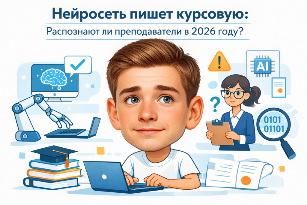 Нейросеть в процессе написания курсовой работы