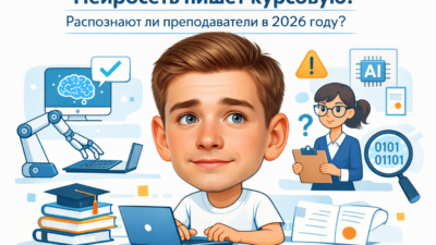 Нейросеть в процессе написания курсовой работы