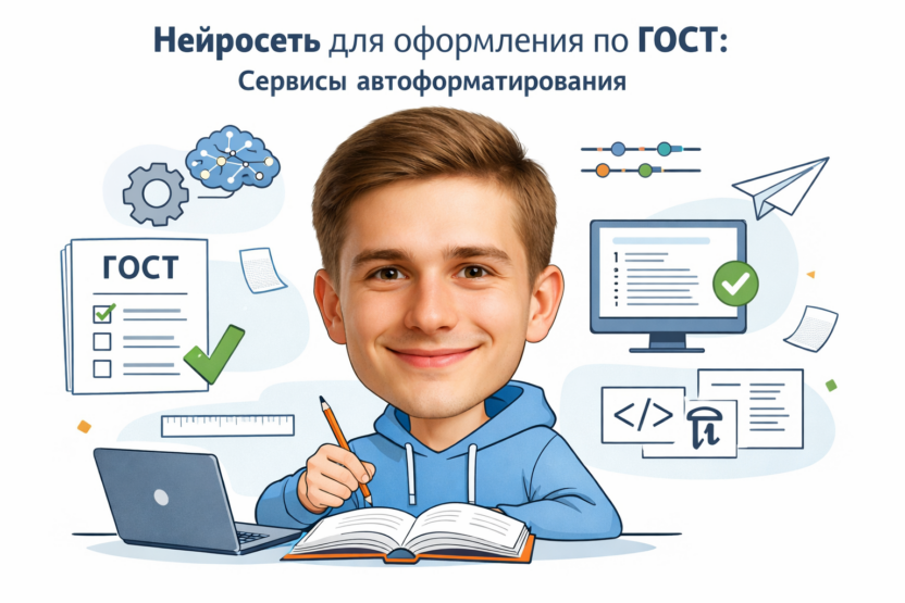 Нейросеть оформление ГОСТ и автоформатирование курсовой с ИИ
