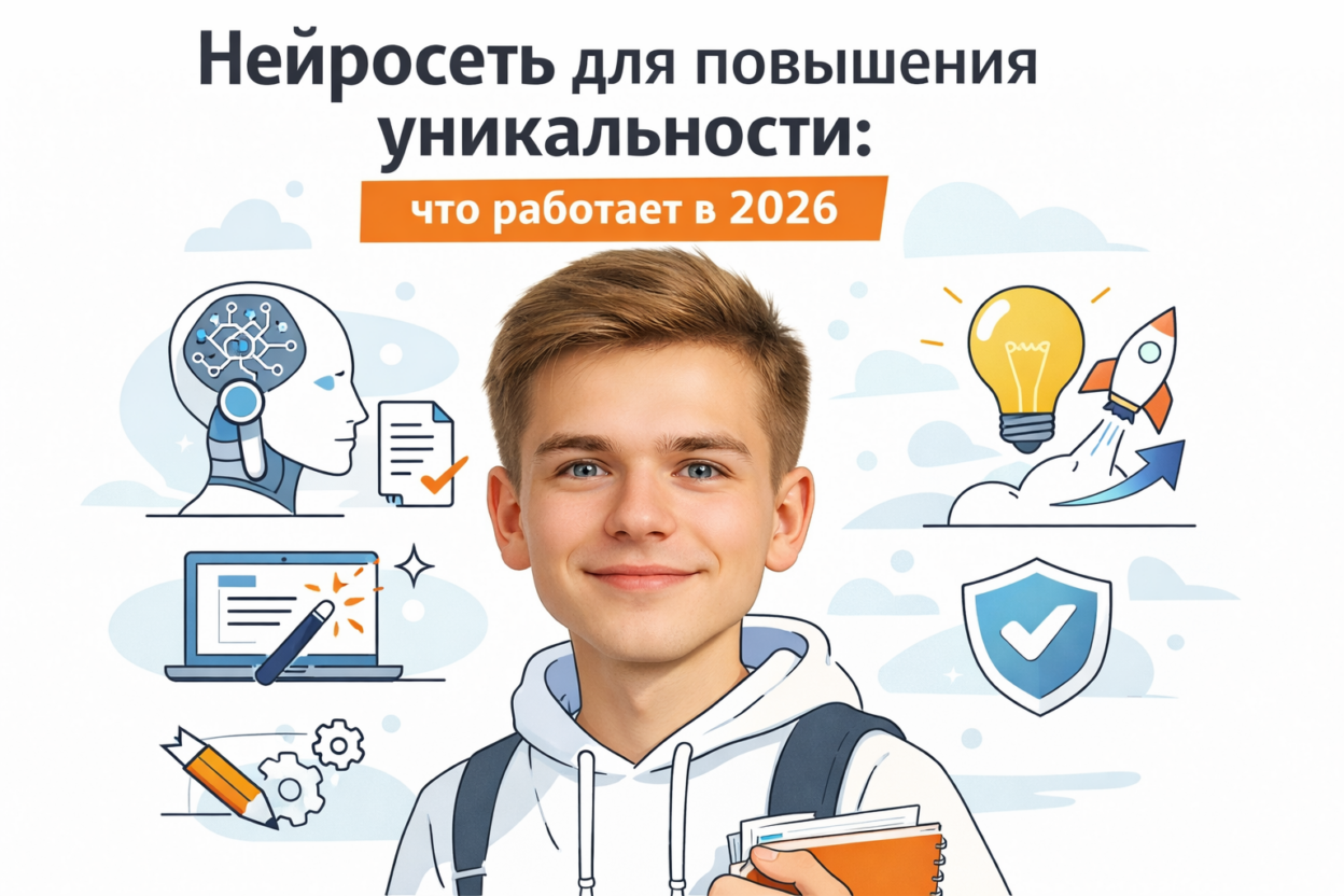Нейросеть в 2026 году для повышения уникальности текста