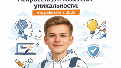 Нейросеть в 2026 году для повышения уникальности текста