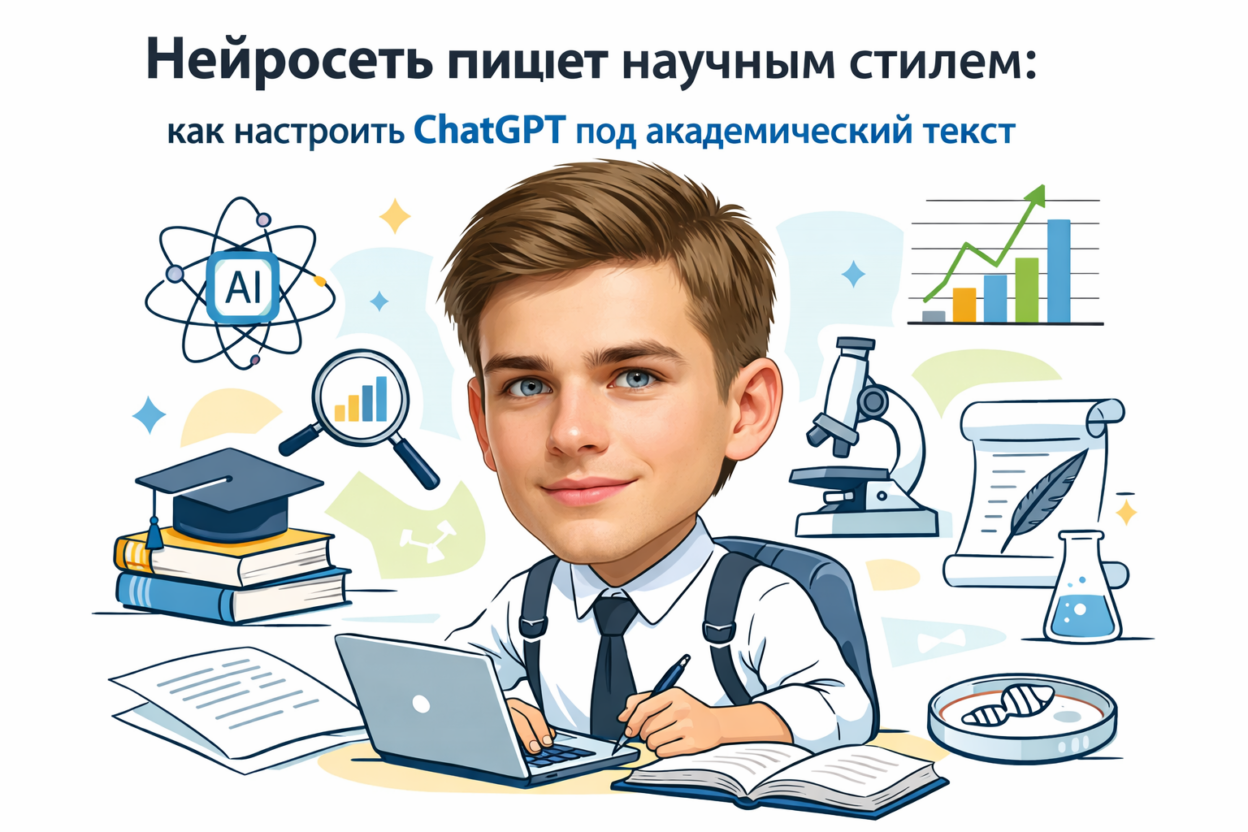 Настройка ChatGPT для академического текста с помощью нейросети