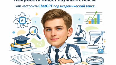 Настройка ChatGPT для академического текста с помощью нейросети