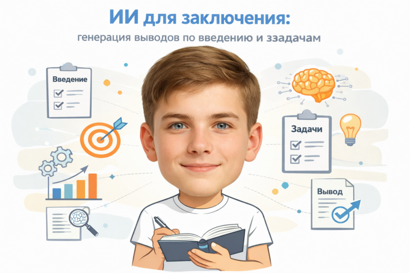 Нейросеть и ИИ-генератор выводов