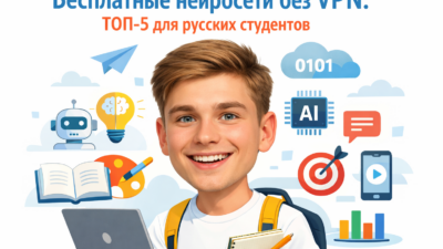 Нейросети без VPN для курсовой работы