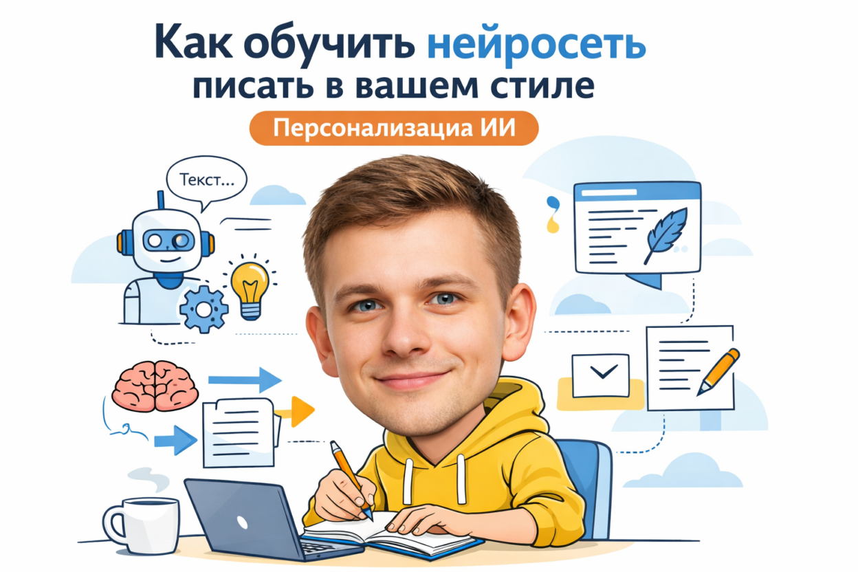 Обучение нейросети написанию стиля для персонализации ИИ