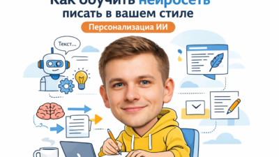 Обучение нейросети написанию стиля для персонализации ИИ