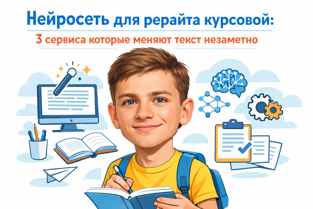 Перефразирование текста нейросетью с помощью 3 AI-сервисов