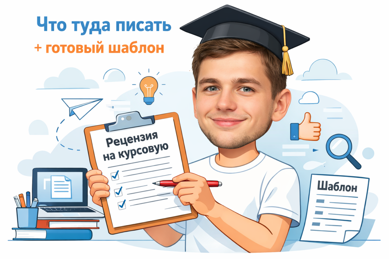 Рецензия на курсовую: образец и шаблон