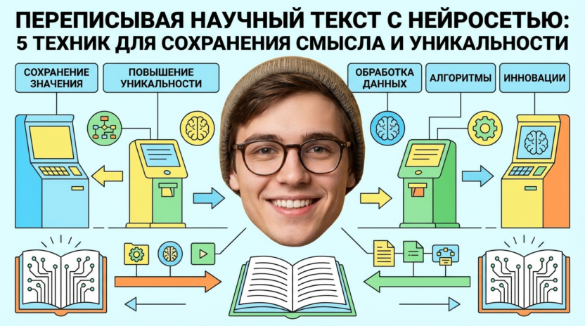 Рерайт курсовой через нейросеть