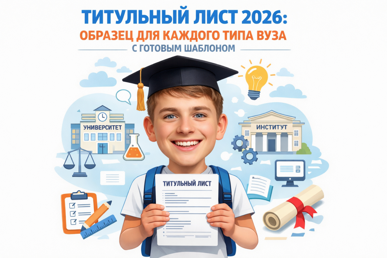 Титульный лист курсовой образец 2026 с шаблонами для вузов