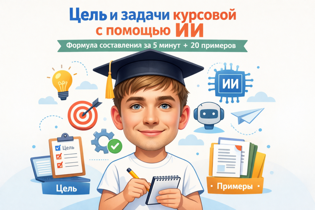 Цель и задачи курсовой работы с использованием искусственного интеллекта
