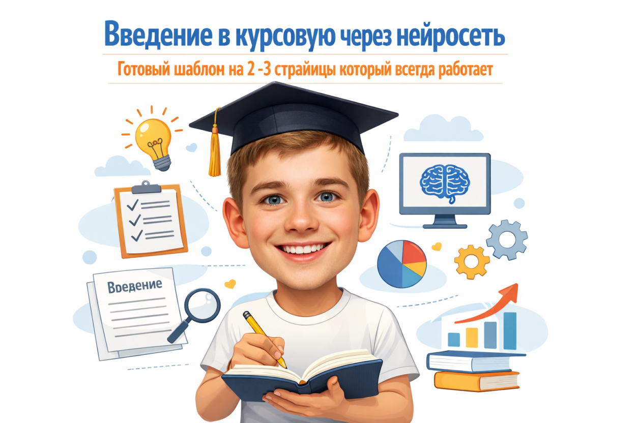 Шаблон курсовой работы через нейросеть