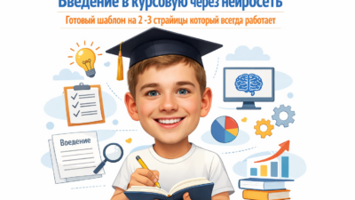 Шаблон курсовой работы через нейросеть
