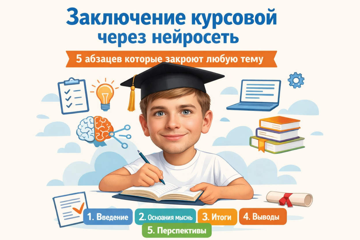 Заключение курсовой работы с использованием нейросети