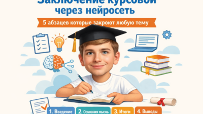 Заключение курсовой работы с использованием нейросети