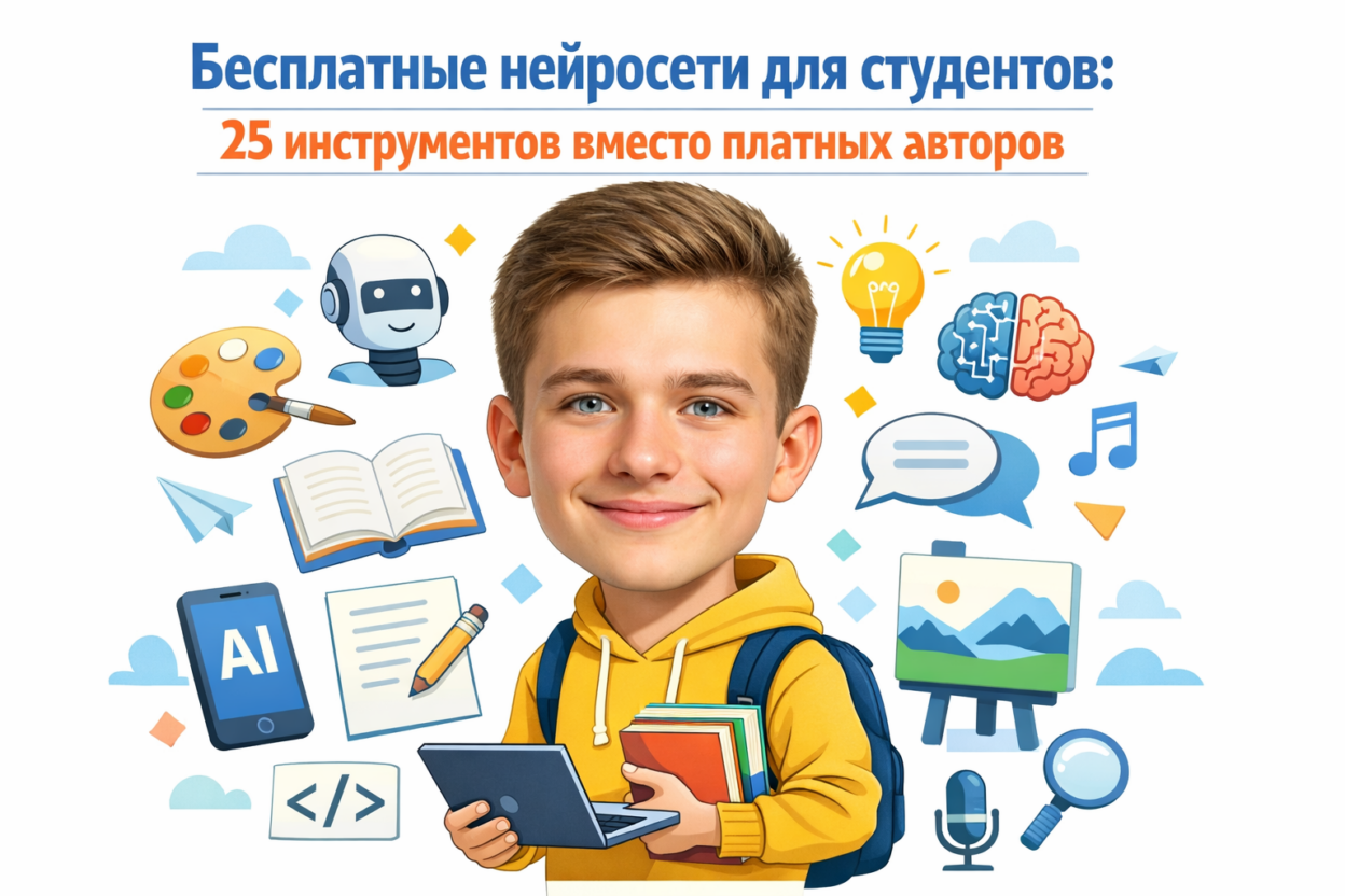Бесплатные нейросети для студентов и ИИ-инструменты