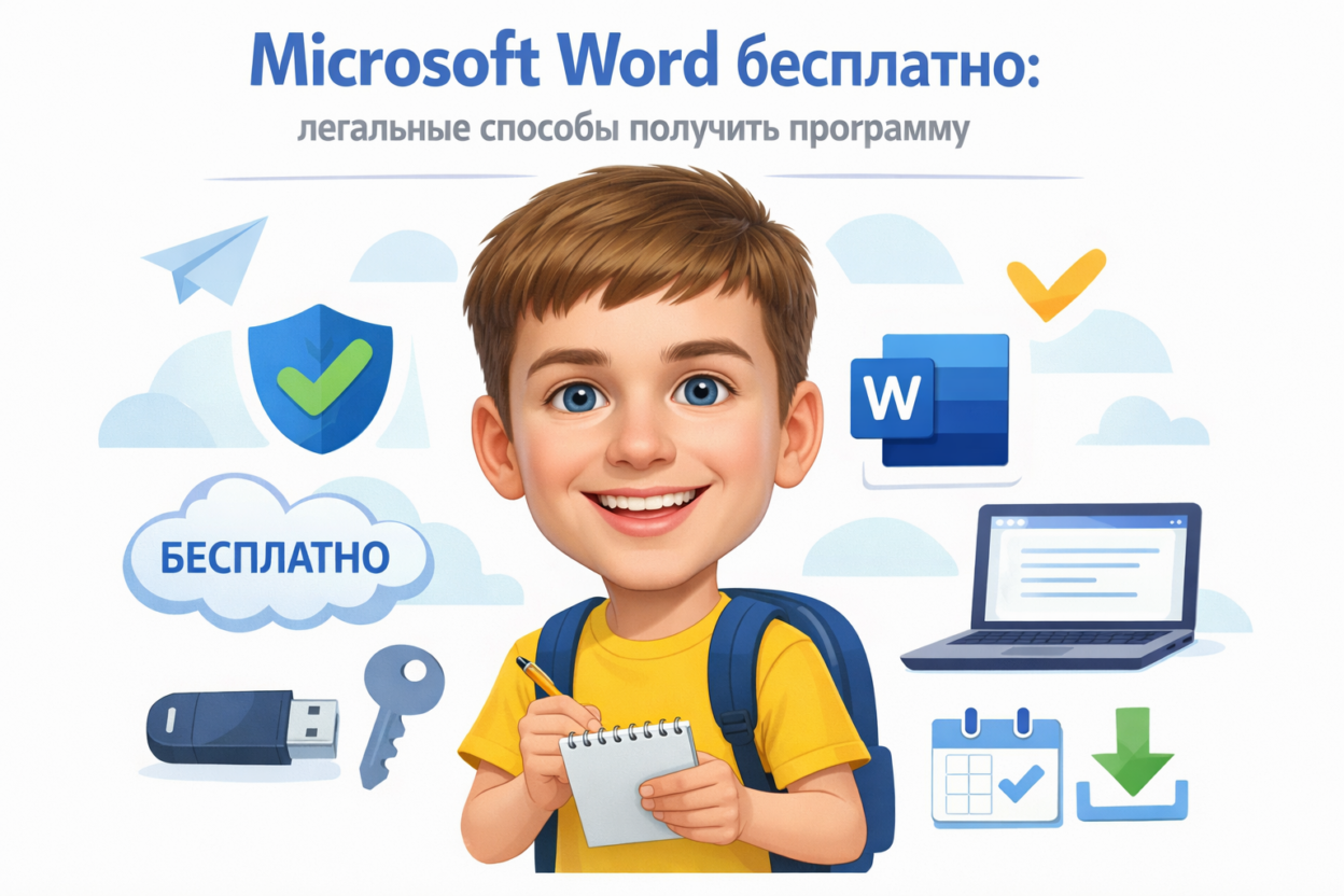 Получение легальной версии Microsoft Word бесплатно без подписки