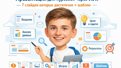 Презентация курсовой работы с использованием искусственного интеллекта