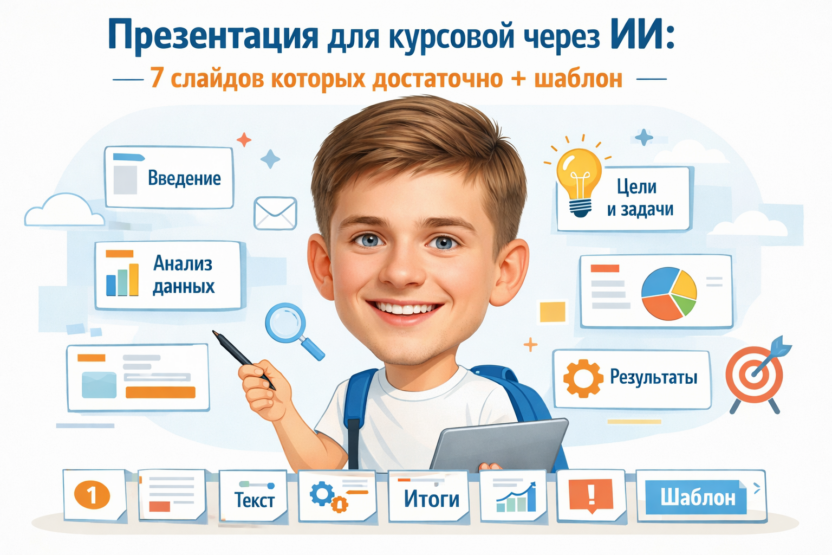 Презентация курсовой работы с использованием искусственного интеллекта