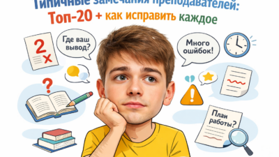 Ошибки преподавателей в курсовых работах