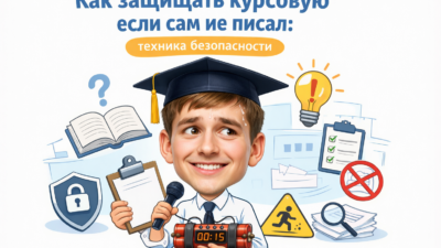Защита курсовой работы: техника безопасности и план действий